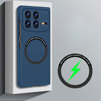 Ốp điện thoại cứng mờ không khung cho Xiaomi Mix Fold 4 Fold4 Sạc không dây Ốp điện thoại cứng cho Mi Mix Fold3 Fold2