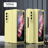 Ốp Điện Thoại Cứng Nắp Lật Chống Sốc Màu Macaron Bảo Vệ Toàn Diện Cho Samsung Galaxy Z Fold 2 Fold 3 5G