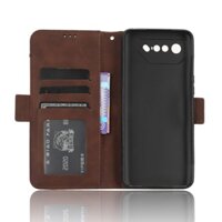 Ốp Điện Thoại Cứng Phối Da Có Khóa Cài Nam Châm Cho ASUS ROG Phone 7 ROG7 Ultimate