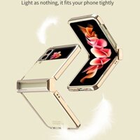 Ốp Điện Thoại Cứng Trong Suốt Mạ Điện Thời Trang Mùa Hè Cho Samsung Galaxy Z Flip 3 5G Zflip3