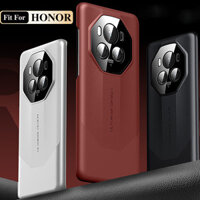Ốp Điện Thoại Da Chính Hãng Cho HONOR MAGIC 6 Pro Da Bò Họa Tiết Dành Cho Huawei MAGIC6 Vỏ Thiết Kế Cao Cấp