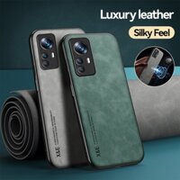 Ốp Điện Thoại Da Cừu Chống Sốc Kèm Giá Đỡ Từ Tính Cho Xiaomi Mi 12T Pro 12 T T12 Xiaomi12TPro Mi12T