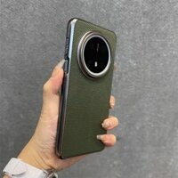 Ốp Điện Thoại Da Kona Cao Cấp Kinh Doanh Cho Huawei Mate 70 Pro Magic 7 Pro Nova 13 Vòng Máy Ảnh Kim Loại Sang Trọng Mạ Cao Cấp Ốp Lưng Cứng Chống Sốc