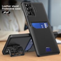 Ốp Điện Thoại Da PC Có Ngăn Đựng Thẻ Sang Trọng Cho Samsung Galaxy S23Ultra S23 S22 Plus Note 20 Ultra