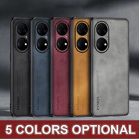 Ốp Điện Thoại Da Sang Trọng Cho Huawei P50 Pro P 50 P50Pro Ốp Lưng Mềm Chống Rơi Chống Sốc Chống Vân Tay Ốp Lưng