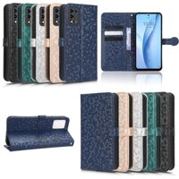 Ốp Điện Thoại Da Silicon Mềm Có Ngăn Đựng Thẻ Và Dây Đeo Cổ Tay Cho ZTE Libero 5G III 5G III A202ZT