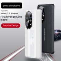 Ốp Điện Thoại Da Thật Chống Sốc / Dấu Vân Tay Cho Huawei P50 Pro