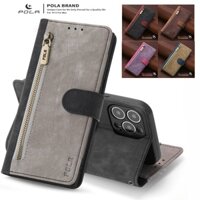 Ốp Điện Thoại Da Ví Lật Từ Tính Có Hai Màu Cho VIVO V19 NEO V17 V15 V20 se VIVO v25 5G / V25E