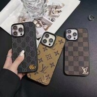 Ốp Điện Thoại Da Xu Hướng Thời Trang Cho IPhone 16 Pro Max 15 Plus 14 Pro 13 Mini 12 11 ProMax 13mini 12mini 11promax 16promax 16pro 15promax Full Back Cover