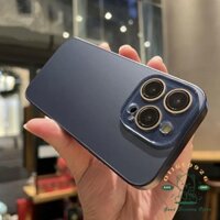 Ốp điện thoại dạng lỏng mờ mạ vàng titan AG Nano cho iphone15 Pro Max 14 13 12 11 cho vỏ iPhone bảo hiểm toàn diện và vỏ mềm TPU chống sốc