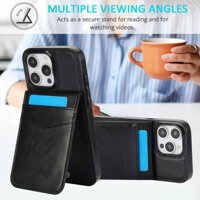 Ốp điện thoại dạng ví da cho Apple iPhone 7 8 X 11 12 13 14 15 16 Pro Max Plus