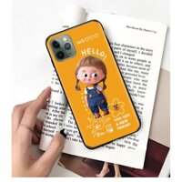 Ốp điện thoại dành cho iphone ICASE viền nhám búp bê baby chống xước camera 6s6plus6splus787plus8plusxxsxsmax1111promax  - Mẫu 2 - IPHONE X