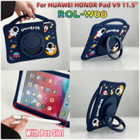 Ốp điện thoại Dành Cho Máy Tính Bảng HUAWEI HONOR Pad V9 11.5 ROL-W00 11.5 inch 360 ​​Độ phi hành gia có khe cắm bút Vỏ mềm 11,5 "