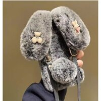 Ốp Điện Thoại Dẻo Bọc Thú Bông Thỏ Hoạt Hình 3d Có Dây Treo Cho google pixel 8 7 6 5 4 3 pro 7a 5a 4a 3a 6xl 4xl