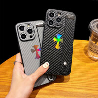 Ốp điện thoại di động laser dập nổi kích thước Carbon phù hợp cho iPhone 15 14 13 12 11 Pro Max Ốp lưng thời trang
