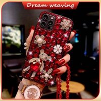 Ốp Điện Thoại Đính Đá Sang Trọng Cho iPhone 7 / 7plus / 8 / 8plus / x / xs / se / xr / 11 / 12 / 13 / 14 / pro / max