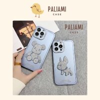 Ốp Điện Thoại Đính Kim Cương Giả Lấp Lánh Mẫu Mới Cho Iphone X/Xs/Xsm/11/12/13 pro/promax