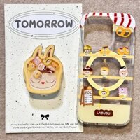 Ốp điện thoại dùng cho iPhone 7 8 X XS XR XSMAX 11 12 13 14 15 16 Pro max Plus giá đỡ từ tính VảI Kéo ngọt bao toàn bộ vỏ mềm Vỏ bảo vệ chống va đập vỏ ngoài ENQH