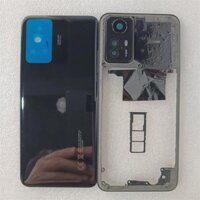 Ốp điện thoại Full Cho Xiaomi Redmi Note 12S Khung Giữa + Vỏ Pin Cửa Sau Nhà Ở Ốp điện thoại + Ống Kính Máy Ảnh + Khay Thẻ Sim