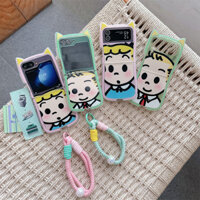 Ốp điện thoại gập hoạt hình Harada Osamu cho Xiaomi (MI) MIX Flip Phone Case Vỏ mềm chống sốc