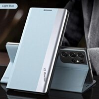 Ốp Điện Thoại Giá Đỡ Mạ Cho Samsung Galaxy S23 FE S24 S22 S21 Plus Note20 Ultra A05 A05S A15 A35 A55 A24 A34 A54 Bao Da