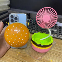 Ốp điện thoại gương quạt 3D mùa hè Hamburg cho iPhone 11 12 13 14 15 Pro Max Ốp điện thoại iPhone X XR XS Max SE3 SE2 7Plus 8Plus 7 8 8 6S Plus 3D Ốp điện thoại ngộ nghĩnh