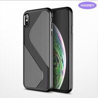 Ốp Điện Thoại HANNEY Cho iPhone XS MAX Ốp Điện Thoại iPhone XR Ốp Điện Thoại iPhone X Ốp Điện Thoại iPhone XS Sợi Carbon S Line Texture Ốp Lưng Chống Sốc Ốp Silicon Mềm Mỏng TXWS-01 LazadaMall