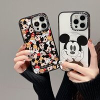 Ốp điện thoại hình chuột Mickey Disney từ tính cho iPhone 16 15 14 13 12 11 Pro Max Plus, Tác động cứng rõ ràng