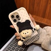 Ốp điện thoại hình gấu bông hoạt hình Thích hợp cho Apple 14 / 15 IPhone 14 Promax 12 11 / xr / x 8p