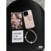 Ốp điện thoại hình lông vũ màu hồng hoa tương thích với iPhone 15 Pro Max, chống sốc, 14, 13, 12, 11, cao cấp TNO1