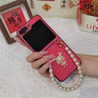 Ốp Điện Thoại Hình Rồng 3D Đính Kim Tuyến Sang Trọng Cho Galaxy Z Flip 5 4 Z Flip5 Flip4 Zflip3