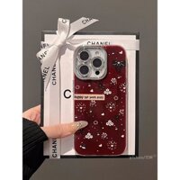Ốp điện thoại hình trái tim pháo hoa năm mới 2025 tương thích với iPhone 14 Apple 15 Pro Max 16 mới 13 bảo vệ toàn diện 12
