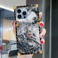 Ốp điện thoại hình vuông silicone chất lượng cao hình vua rồng cho Vivo V40 V40PRO V40SE V30E V30Lite V30Pro V30 V29 V29e V29Lite V27e V27, phụ kiện bảo vệ chống sốc