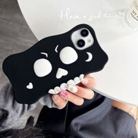 Ốp Điện Thoại Họa Tiết Đầu Lâu halloween Phát Sáng Dành Cho iphone 13 15 14 12 11 promax