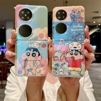 Ốp Điện Thoại Hoạt Hình Dễ Thương Blu-ray Cho HuaWei P50 Pocket 2 PC Vỏ Cứng Vỏ Bảo Vệ