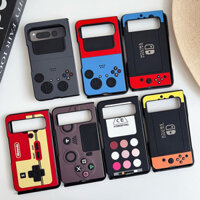 Ốp điện thoại hộp trang điểm Bảng điều khiển trò chơi 3D bằng silicon cho Google Pixel Fold pixel9profold Vỏ chống sốc