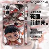 Ốp Điện Thoại Ink Nezha iPhone16promax 14 Apple 15plus Thích Hợp Cho 13mini Ao Bing 12 / 11PRO Aoguang XSMAX / XR Bao Gồm Tất Cả SE2 / 3 Anime 6 / 7P / 8X Hai Chiều