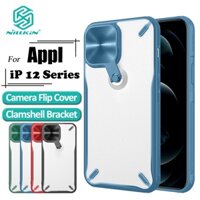 Ốp điện thoại IP 12 Mini 12 Pro 12 Pro Max ốp lưng Nillkin Cyclops Case mặt sau có miệng kim loại nắp lật bảo vệ camera