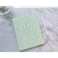 Ốp điện thoại iPad hình gợn sóng nghệ thuật xanh cho 9.7 '' 10.2 '' 11 '' 12.9 'Inch iPad Pro iPad 10 iPad Air 1 2 3 4 5 iPad Mini 2022 2021 2020 iPad CoverHot mặt hàng bán chạy