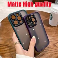 Ốp Điện Thoại iPhone 14 plus 13 12 Promax case ốp lưng điện thoại case ip 14 pro max Silicon Cứng Chống Sốc Bề Mặt Nhám Bảo Vệ camera Cho