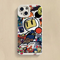 Ốp điện thoại iPhone 14 Bomberman dùng cho iPhone 13Promax bao toàn bộ 12/11 silicon 6s/xr/7plus