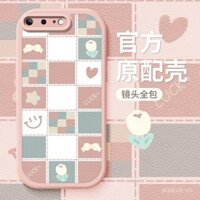 Ốp điện thoại iPhone bọc nệm cho Apple 8 Plus, bảo vệ toàn diện cho 7 Plus, mới cho 7/8/6s, vỏ bảo vệ cao cấp cho phụ nữ