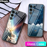 Ốp điện thoại Itel S25 Ultra Couple Starry Moon Mirror Glass Protector Meteor Start Back cover Itel S25 Ultra case