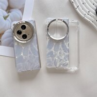 Ốp điện thoại kết cấu mạ cho OPPO Find N3 Vỏ cứng bảo vệ PC chống sốc