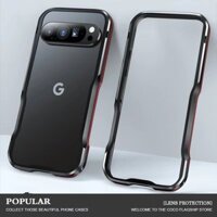 Ốp Điện Thoại Khung Kim Loại Nhôm Sang Trọng Cho Google Pixel 9 8 9Pro 9ProXL Ốp Lưng Kim Loại Có Thể Tháo Rời Tản Nhiệt Giáp Chống Sốc