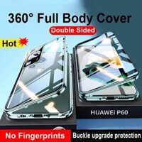 Ốp Điện Thoại Kính Cường Lực Nắp Gập Từ Tính Bảo Vệ Toàn Diện 360 Độ Cho huawei p60 p50 p40 p30 nova 9se 8se 7se pro huawei p60 pro