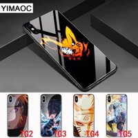 Ốp Điện Thoại Kính Cường Lực Hình Sasuke NARUTO Akatsuki 108YPJ Cho Iphone 12 Mini 11 Pro XR XS Max