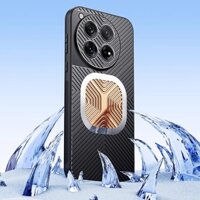 Ốp Điện Thoại Làm Mát Silicon Sang Trọng Cho Oneplus One Plus 13 12 11 ACE 3 2V 2 Pro 5G Ốp Lưng Vây Đồng Tản Nhiệt Vỏ Điện Thoại Kim Loại Chống Sốc