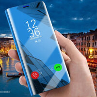 Ốp điện thoại lật gương mạ điện Oppo A74 A54 A9 A31 Reno 8 7 6 5 4 2 Z R17 PRO