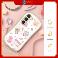 Ốp điện thoại lưng nhỏ hình hoạt hình Samsung S24ULTRA Full Pack Vỏ bảo vệ silicon chống rơi cho Samsung S24 / S23 / S22 / S21